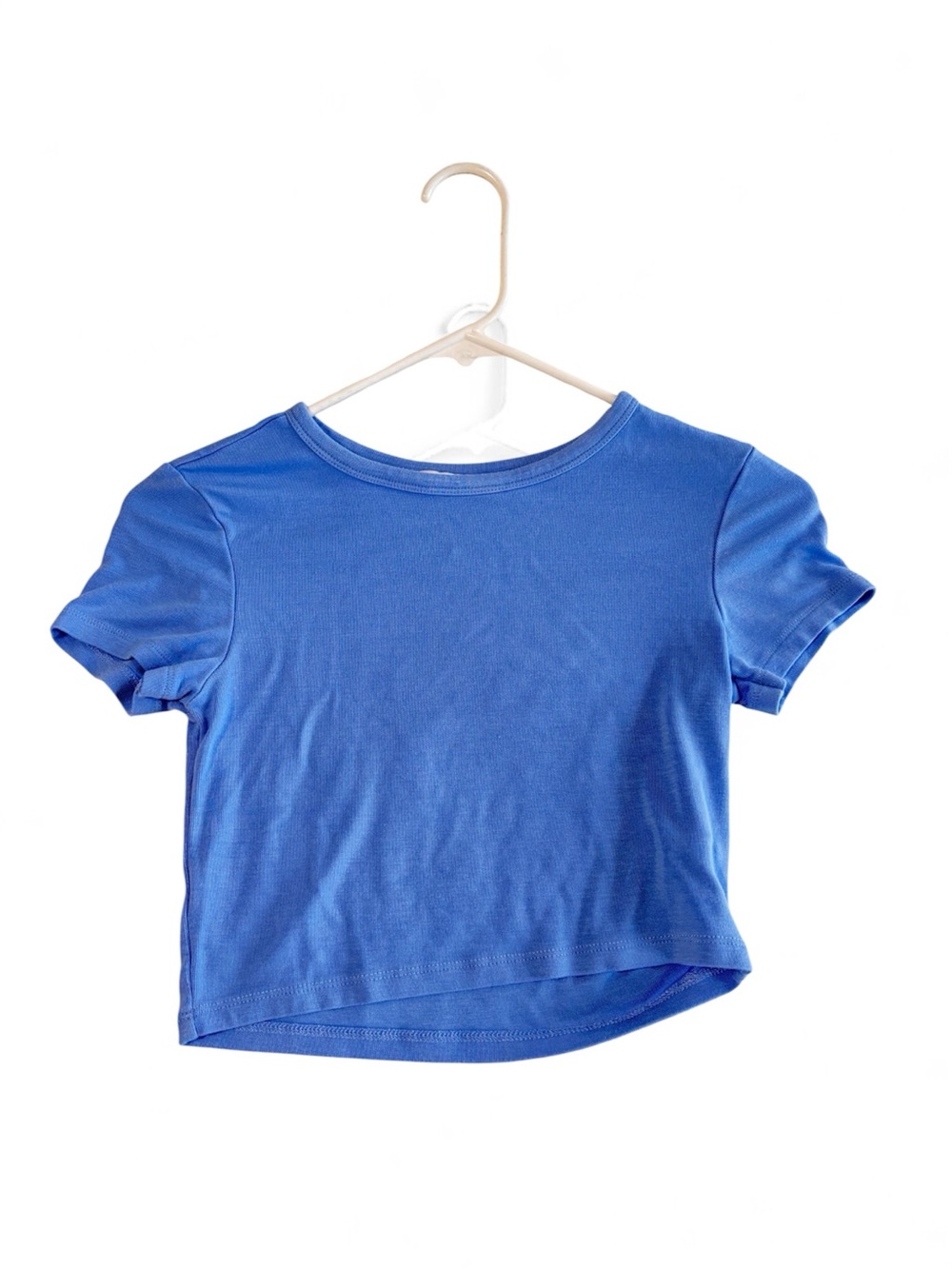 Zara Blue Cropped Tee